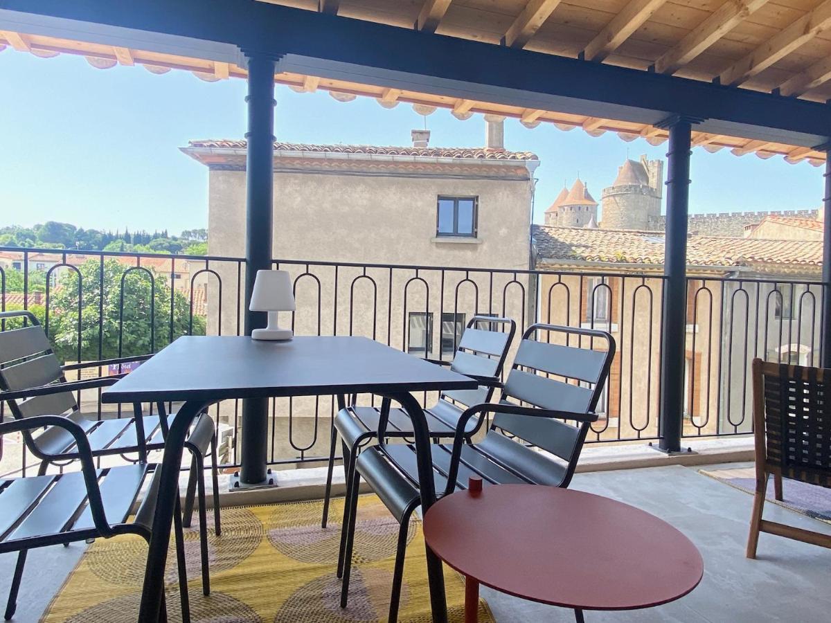 Gite Au Pied De La Cite Medievale - Le 127 Carcassonne Exteriér fotografie